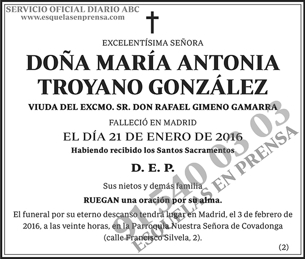 María Antonia Troyano González